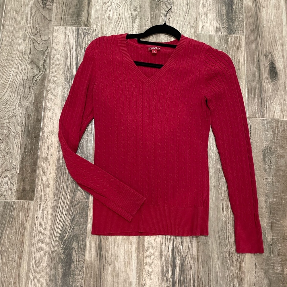 EUC Merona Red Sweater - Size Medium